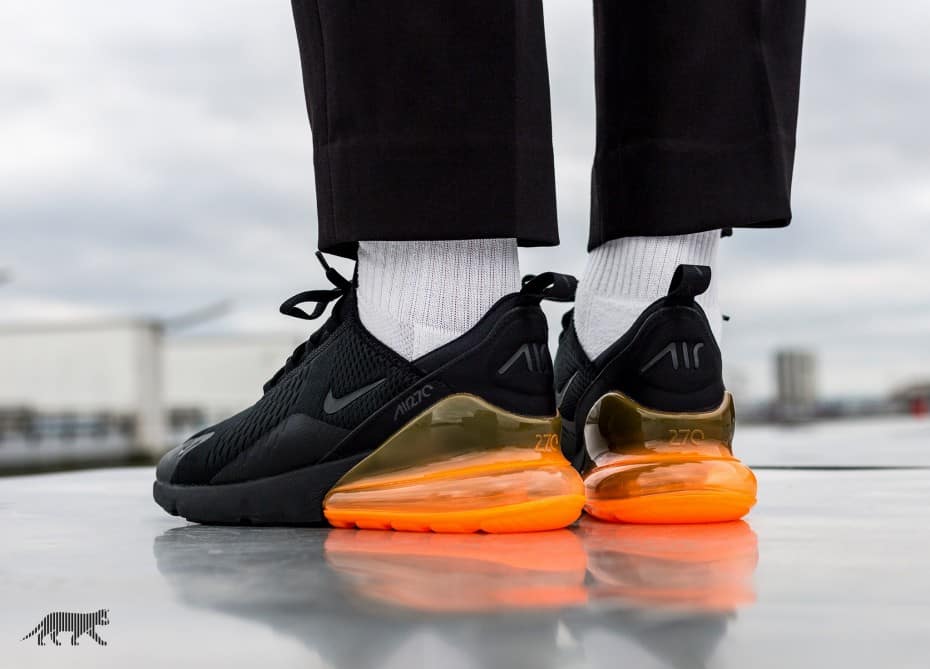 Air max 270 2024 black tonal orange